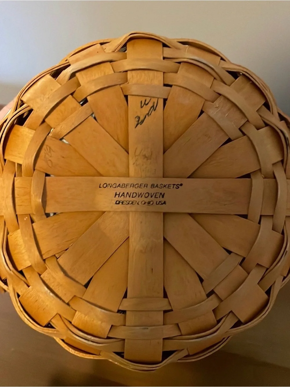 Longaberger Basket May series Morning Glory flower basket